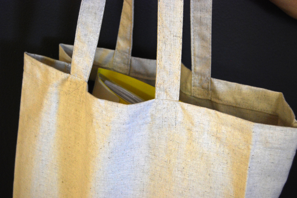 Hemp / Recycled Cotton / Recycled Rayon - Unbleached Tote Bag