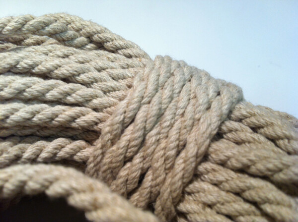 Hemp Rope 4 mm Softened