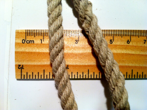Hemp Rope 6 mm  Softened