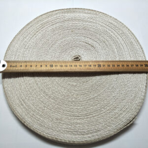 Hemp Webbing 12.5 mm Twill Weave