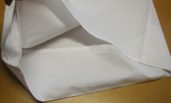 cotton pillowcase end