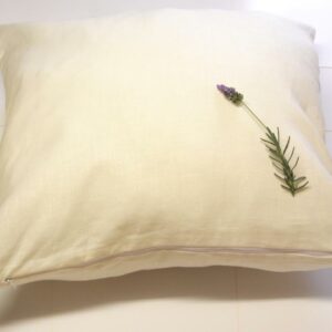 Linen cushion cover IVORY