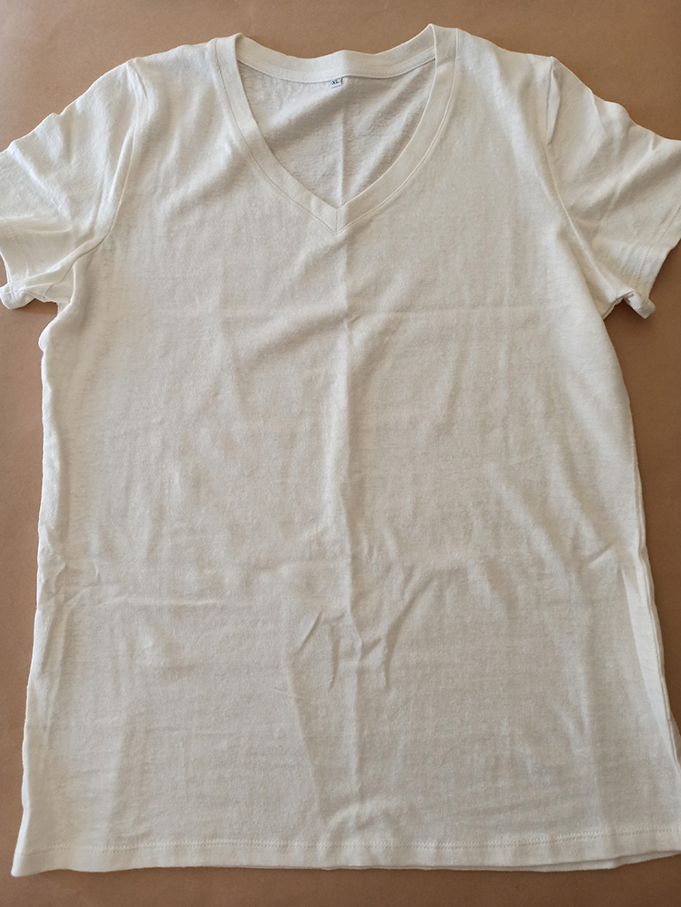 Hemp Organic Cotton Women's T-Shirt - Natural - Hemp Wholesale Australia