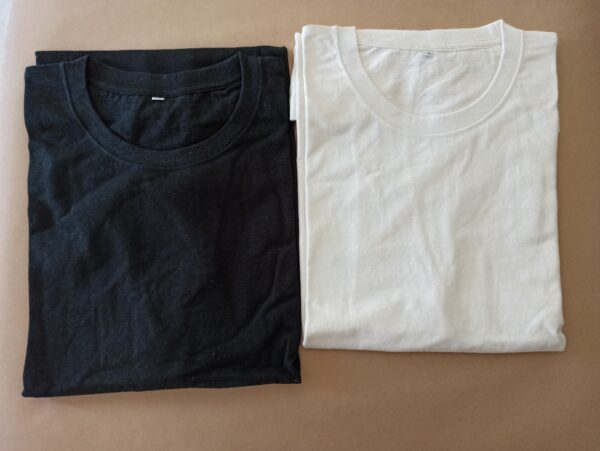 Hemp Organic cotton Men's T-shirt Black & natural