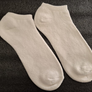 Hemp Organic Cotton Sport Socks - Mens Size 8-10 - Natural