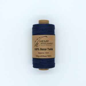 1mm Hemp Twine – Denim 130m